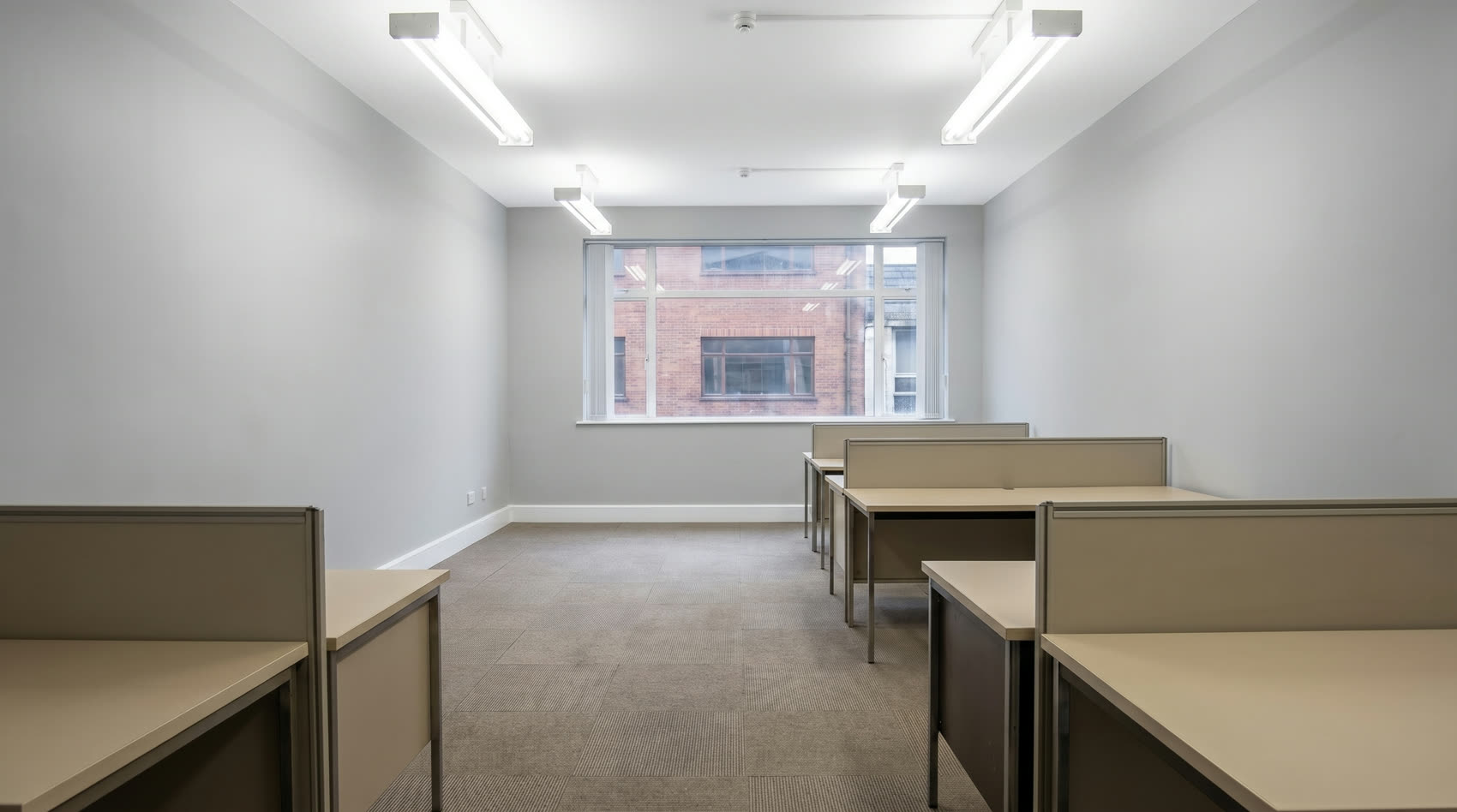 Freshly painted office