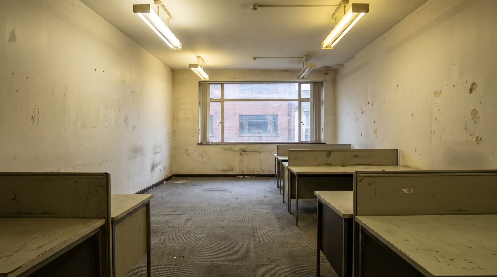 Dated office walls