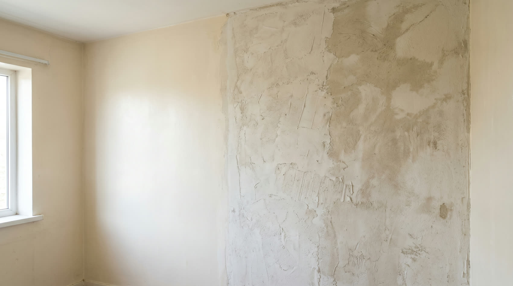 Patchy mismatched texture