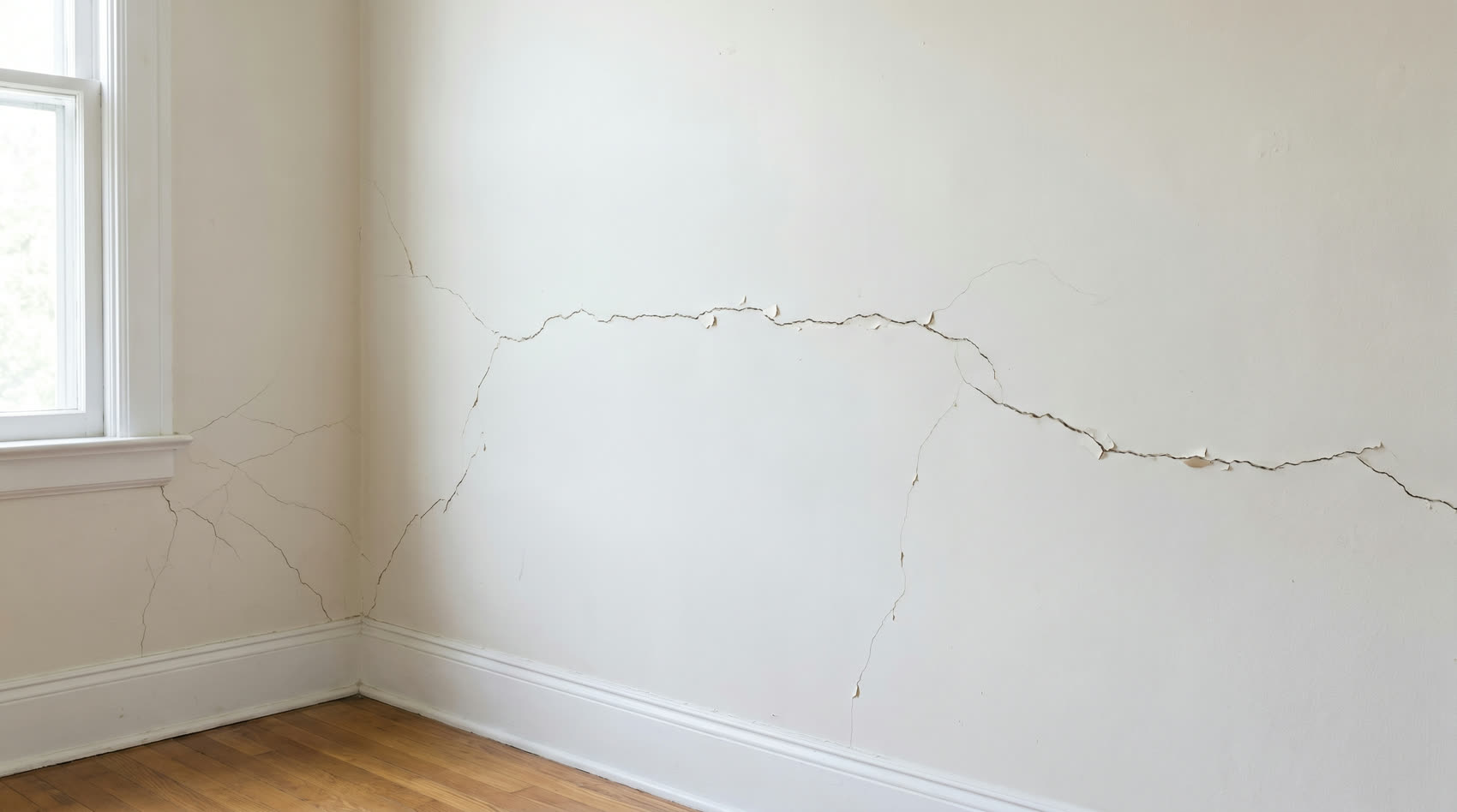 Cracked wall
